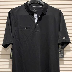 Nike Dri-Fit Black Golf Polo - Men’s M - NWT